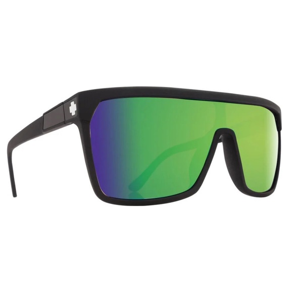 Spy Optics Flynn Sunglasses - Matte Black Green lens - Picture 1 of 2